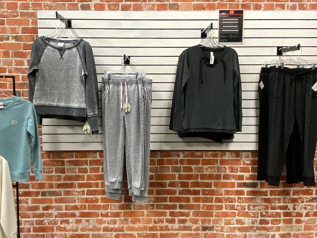 Image of clothes in the store